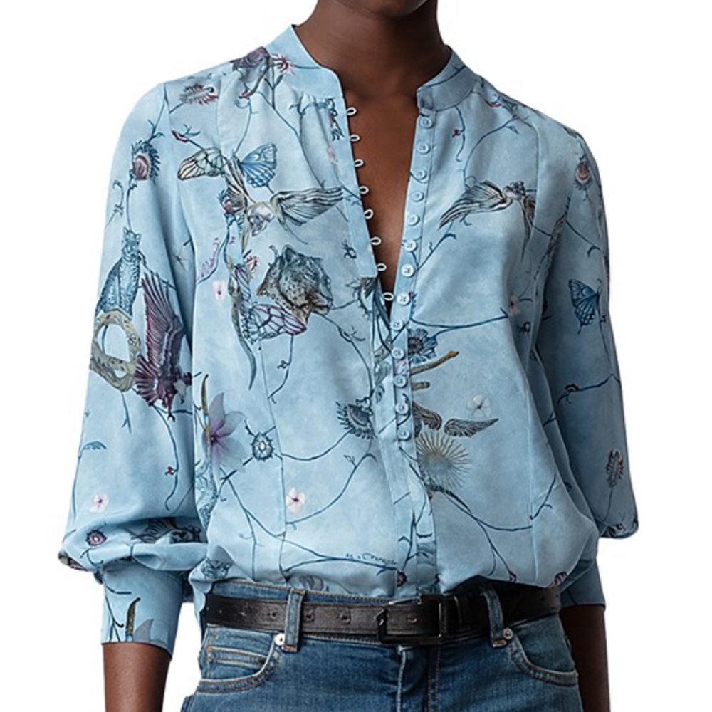 Zadig and Voltaire
Twina Holly Crepe De Chine blouse Top